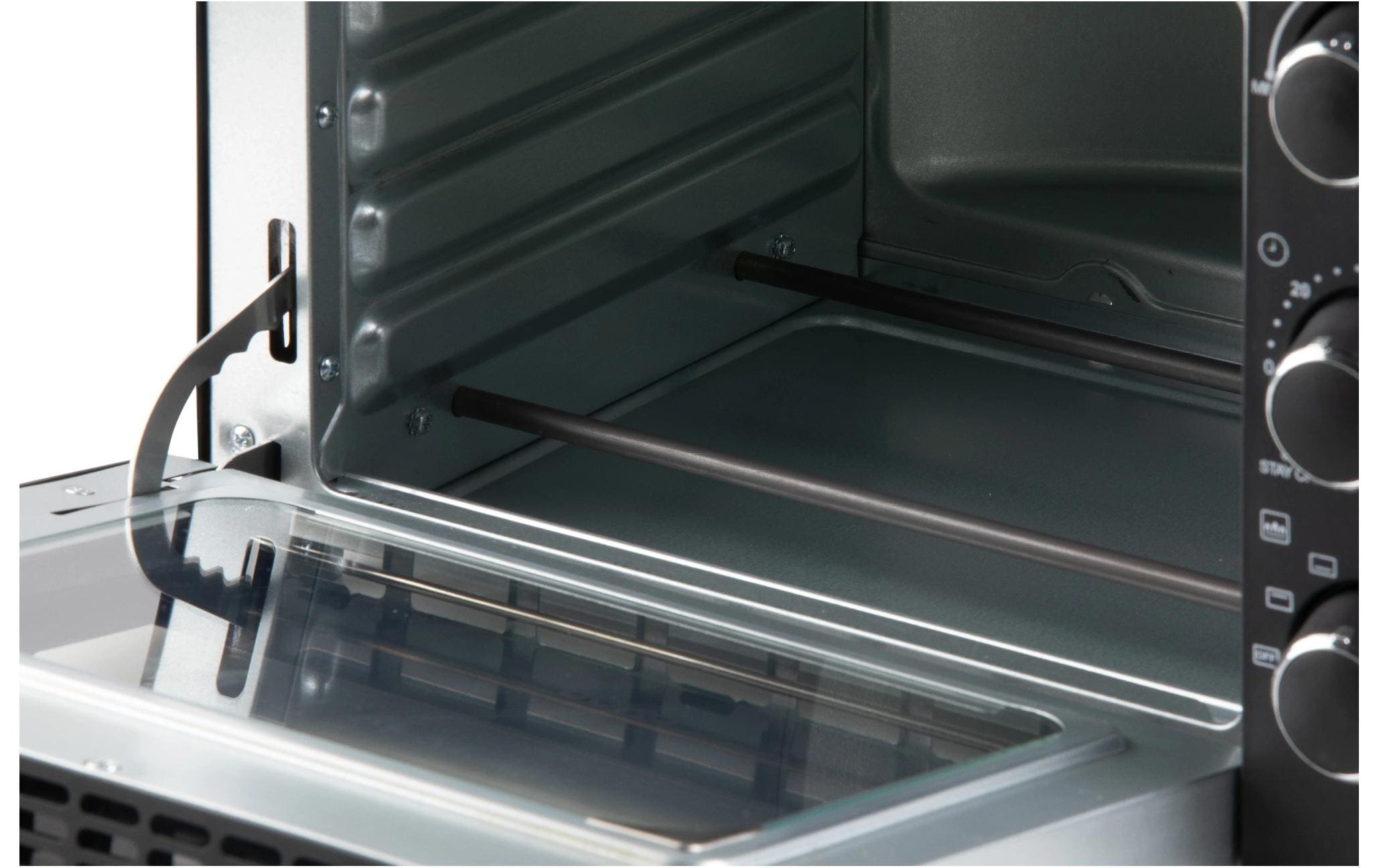 Backofen DO807GO 20 l, SchwarzKleinbackofen mit hochwertigem Wärmeelement für gleichmässige Ergebnisse