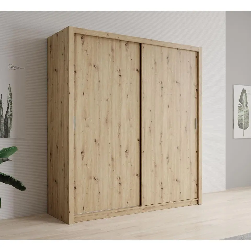 Meubella - Kledingkast Blake - Eiken - 200 cm