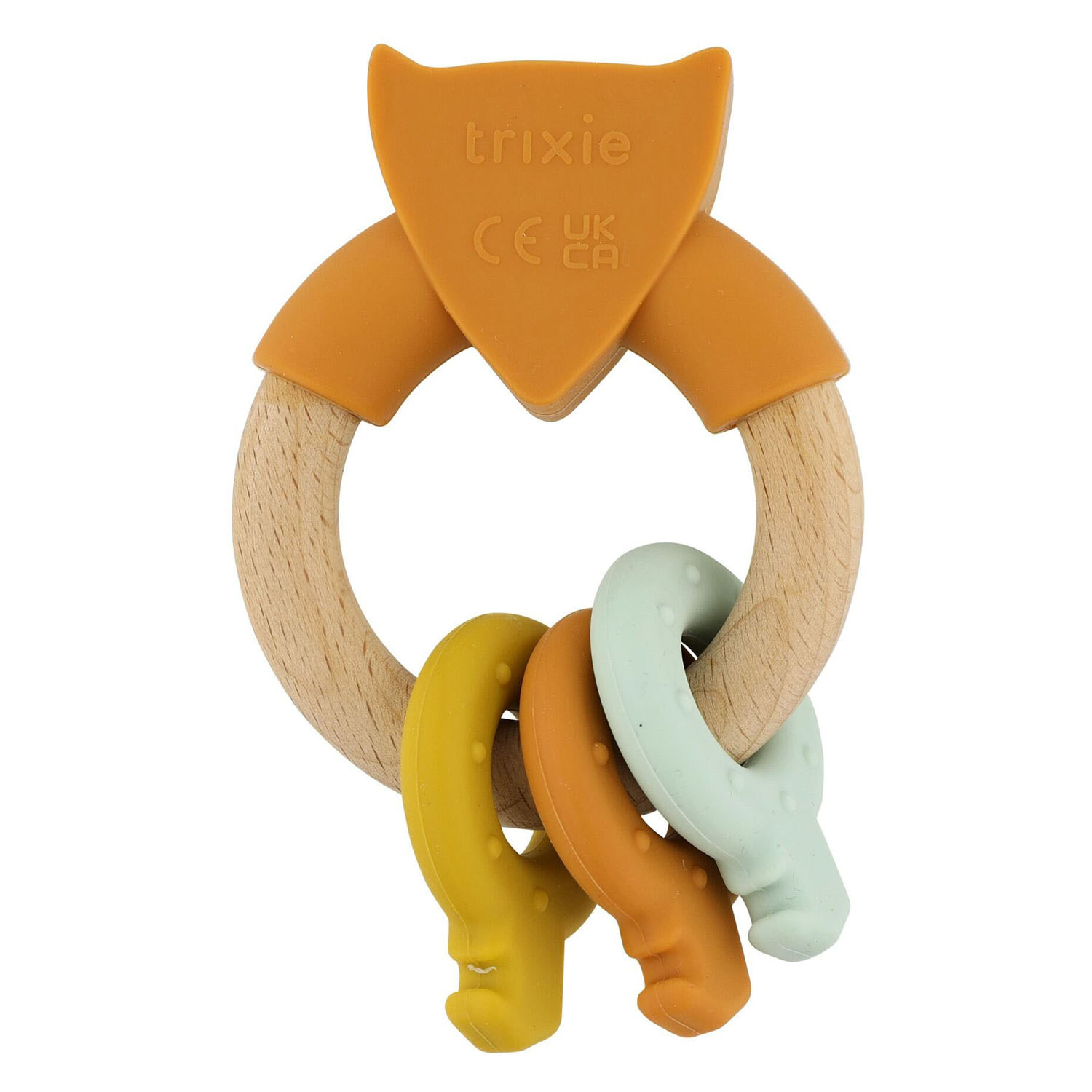 Trixie Houten Siliconen Activiviteitenring- Mr. Fox