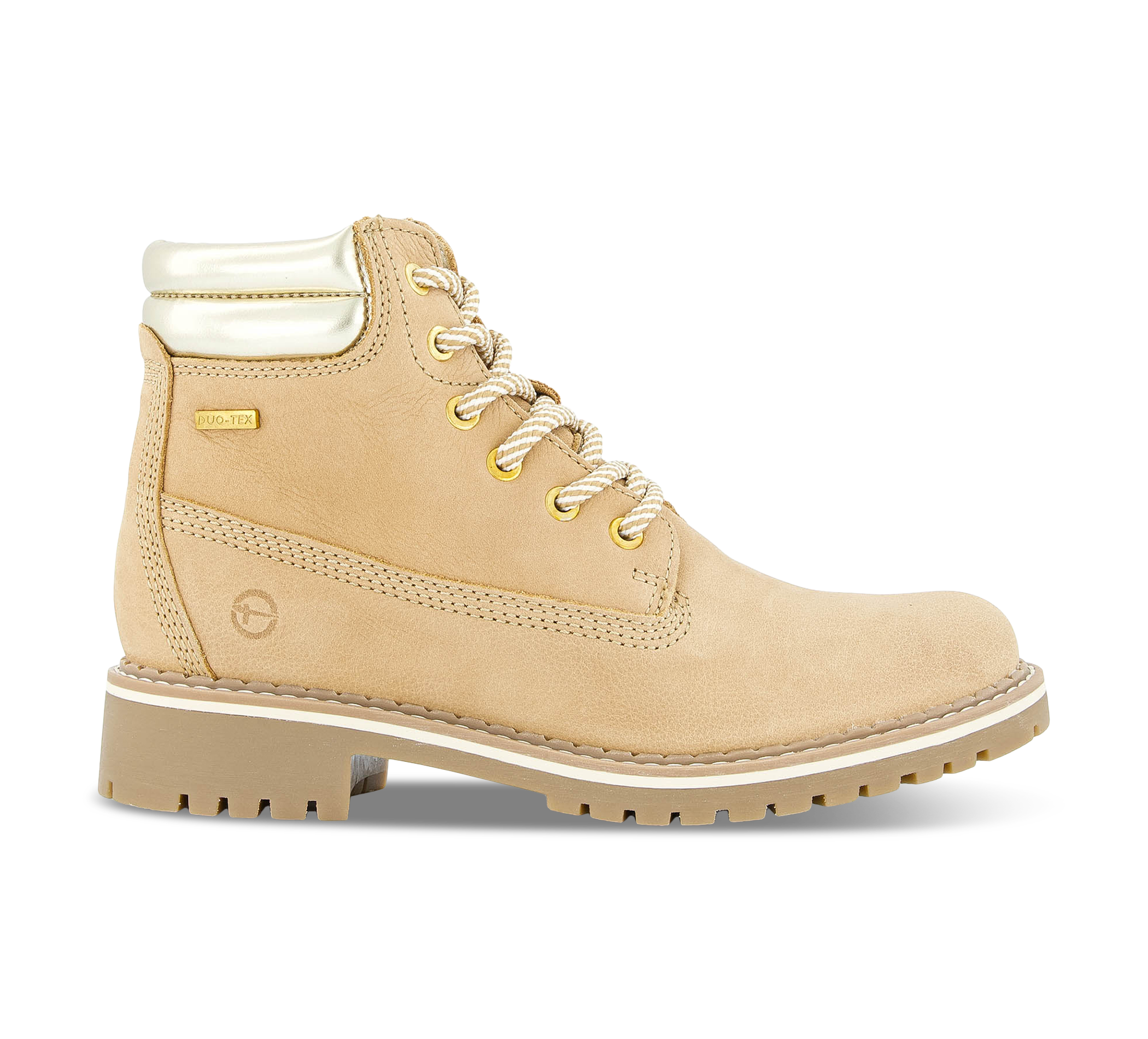 Tamaris Schnürstiefel beige/taupe