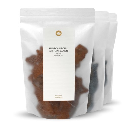 Sunday Natural Products  1X Hanfchips Chili 2X Hanfchips Natur