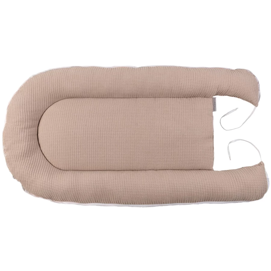 ULLENBOOM Kuschelnest Waffelpique sand