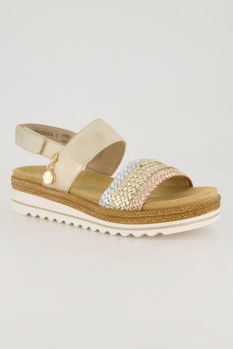 Sandalen, Remonte x Elle, Lederoptik, Weite F 1/2