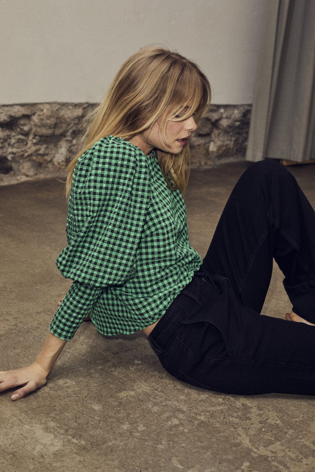 Co´Couture Calebcc Check Bow Blouse 35627