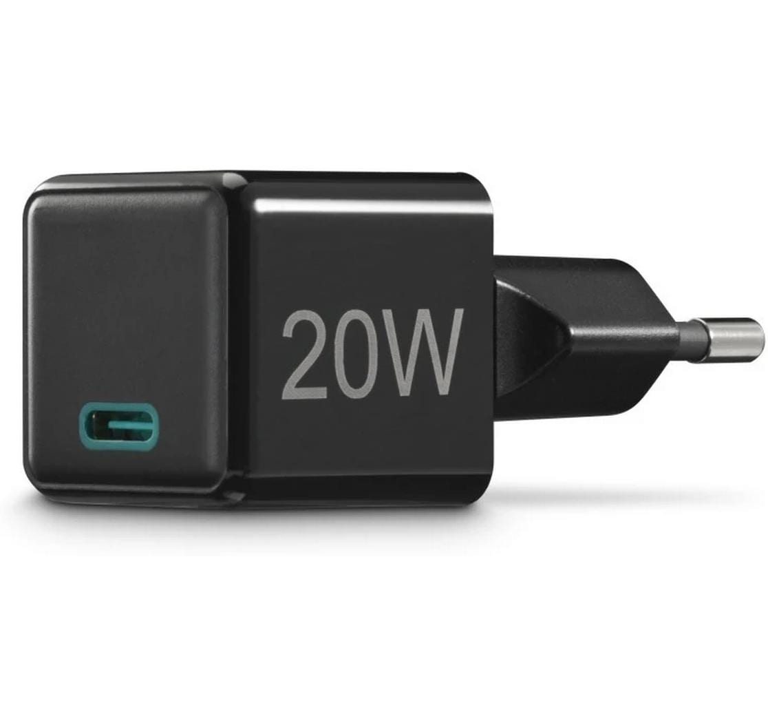 USB-Wandladegerät Mini-charger USB-C 20 W SchwarzSuper-Mini-GaN-Ladegerät USB-C