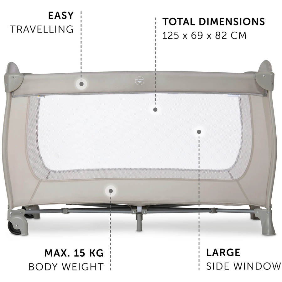hauck Reisebett Sleep'n Play Go Plus Beige