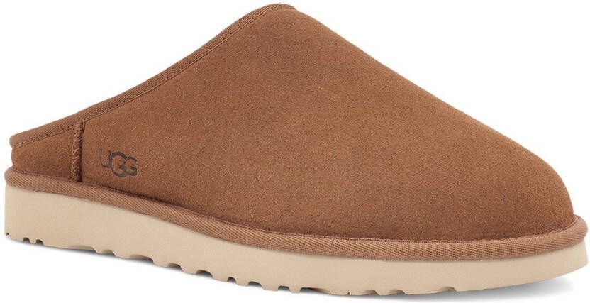 UGG Pantoffels Heren M Classic Slip-on Maat: 45 Materiaal: Suède Kleur: Cognac