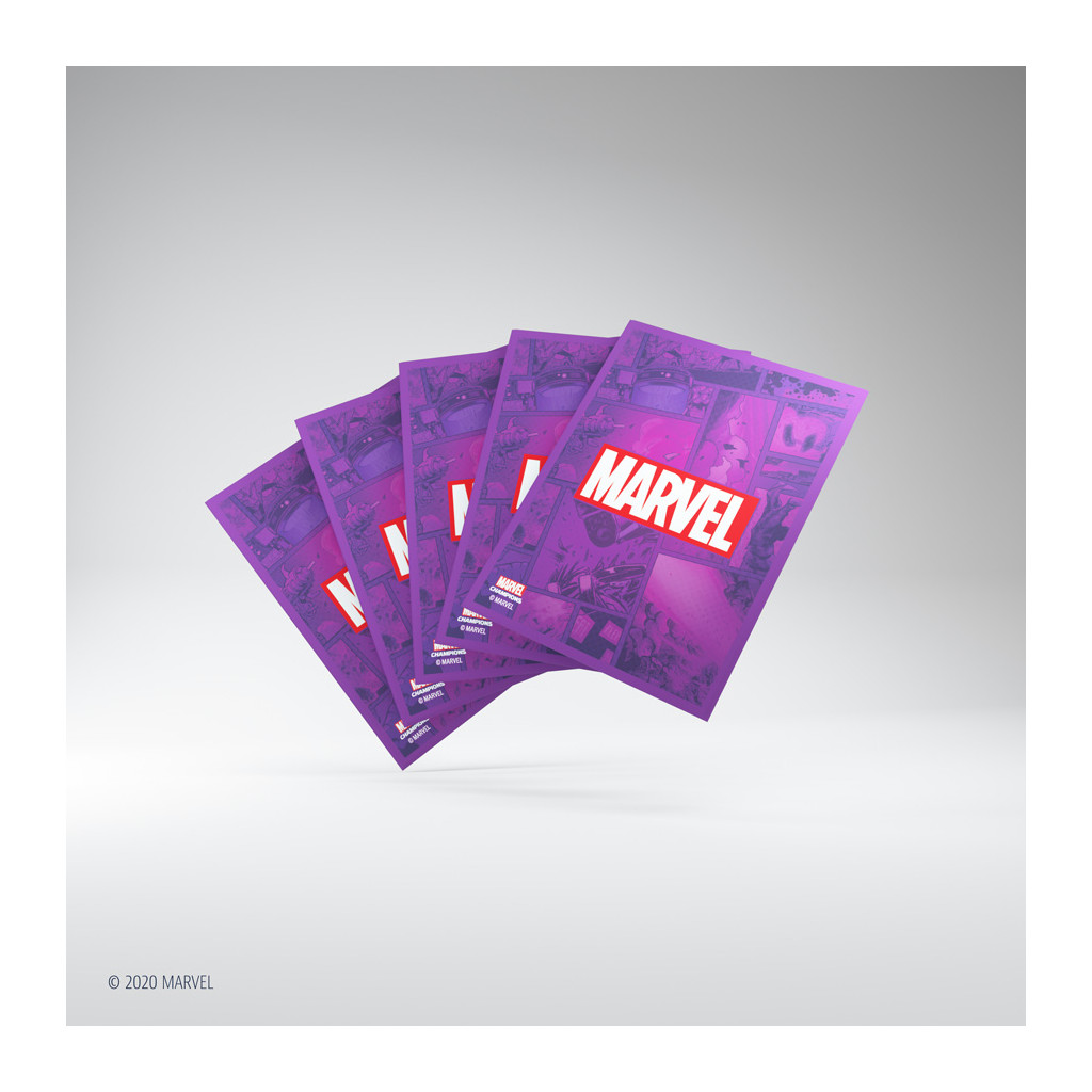 Gamegenic - Marvel Champions Art Sleeves - Marvel Purple