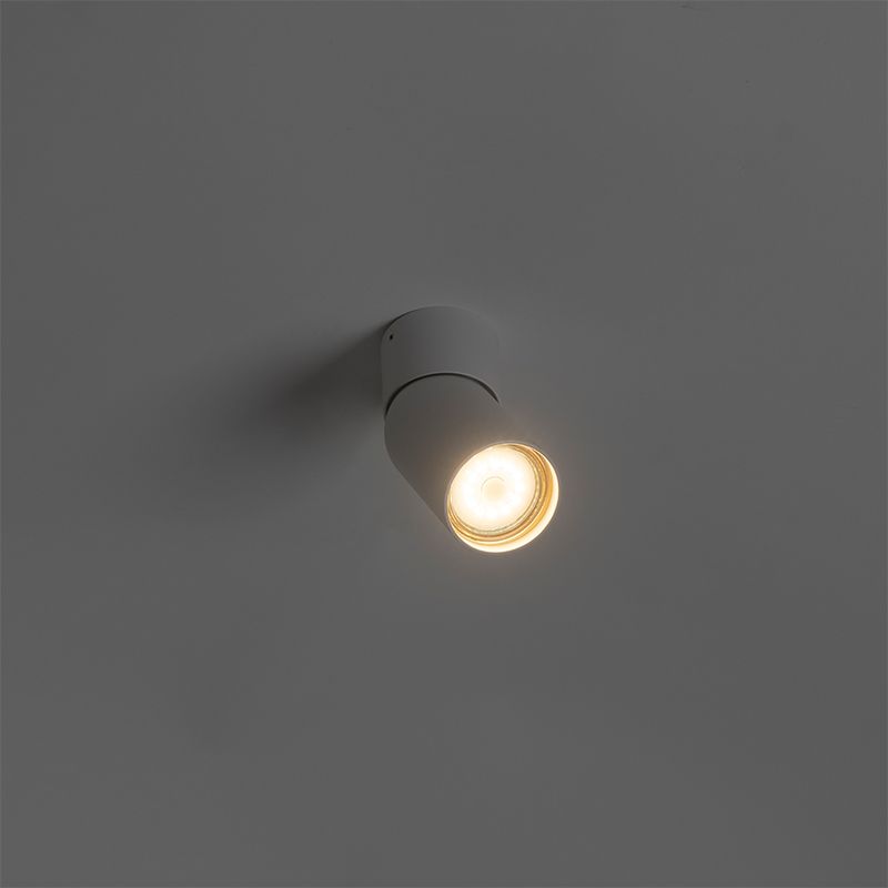 Moderne opbouwspot wit GU10 50mm - Falo