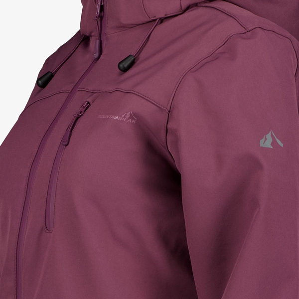 Mountain Peak gewatteerd dames softshell jas paars