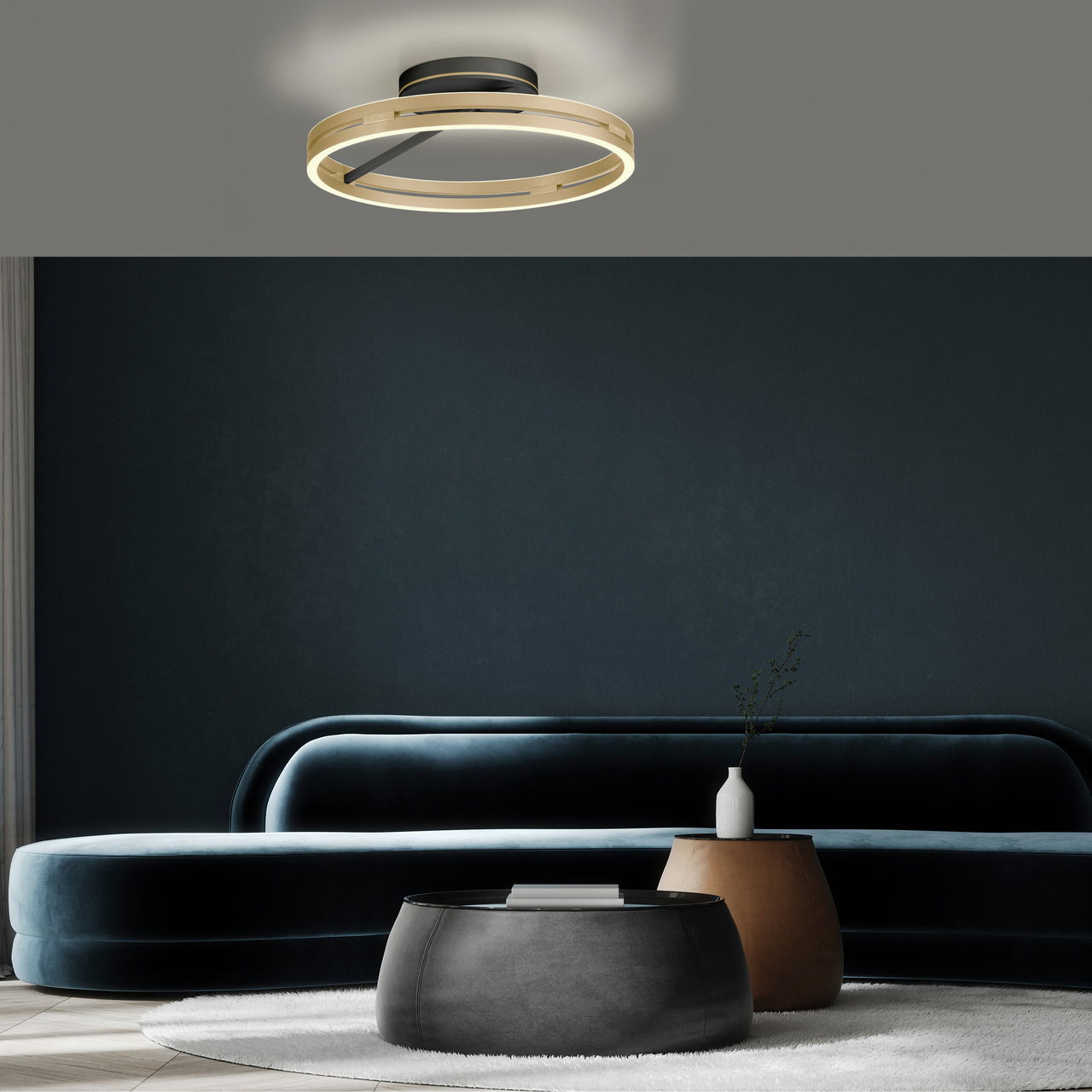 Paul Neuhaus Deckenleuchte PURE LOOP