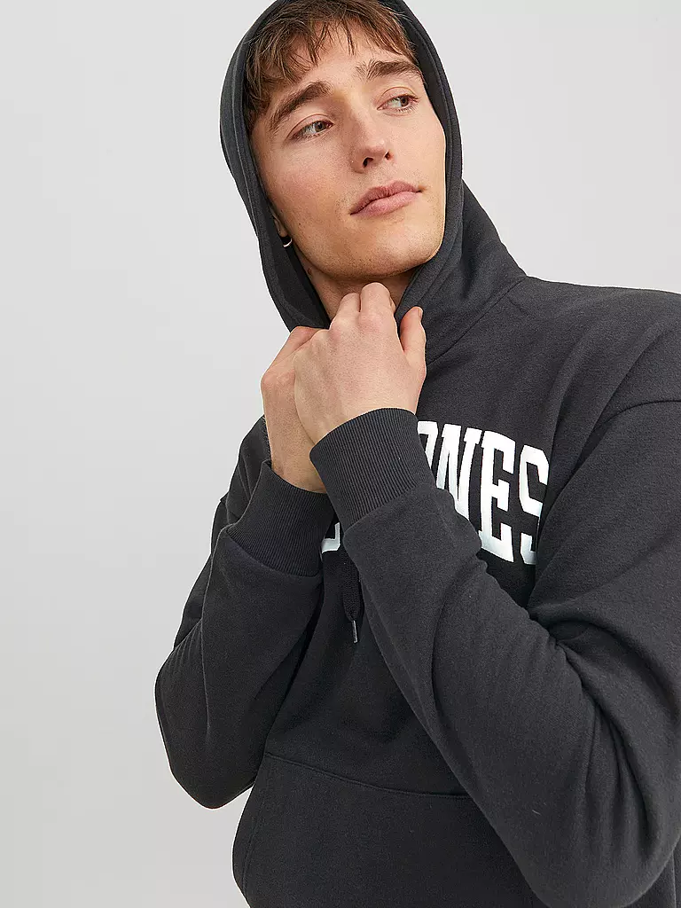 JACK & JONES Kapuzensweater - Hoodie JJEJOSH schwarz