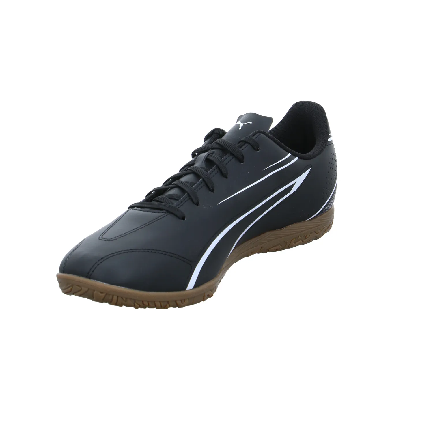 PUMA Indoor Freizeitschuh Schwarz Lederimitat