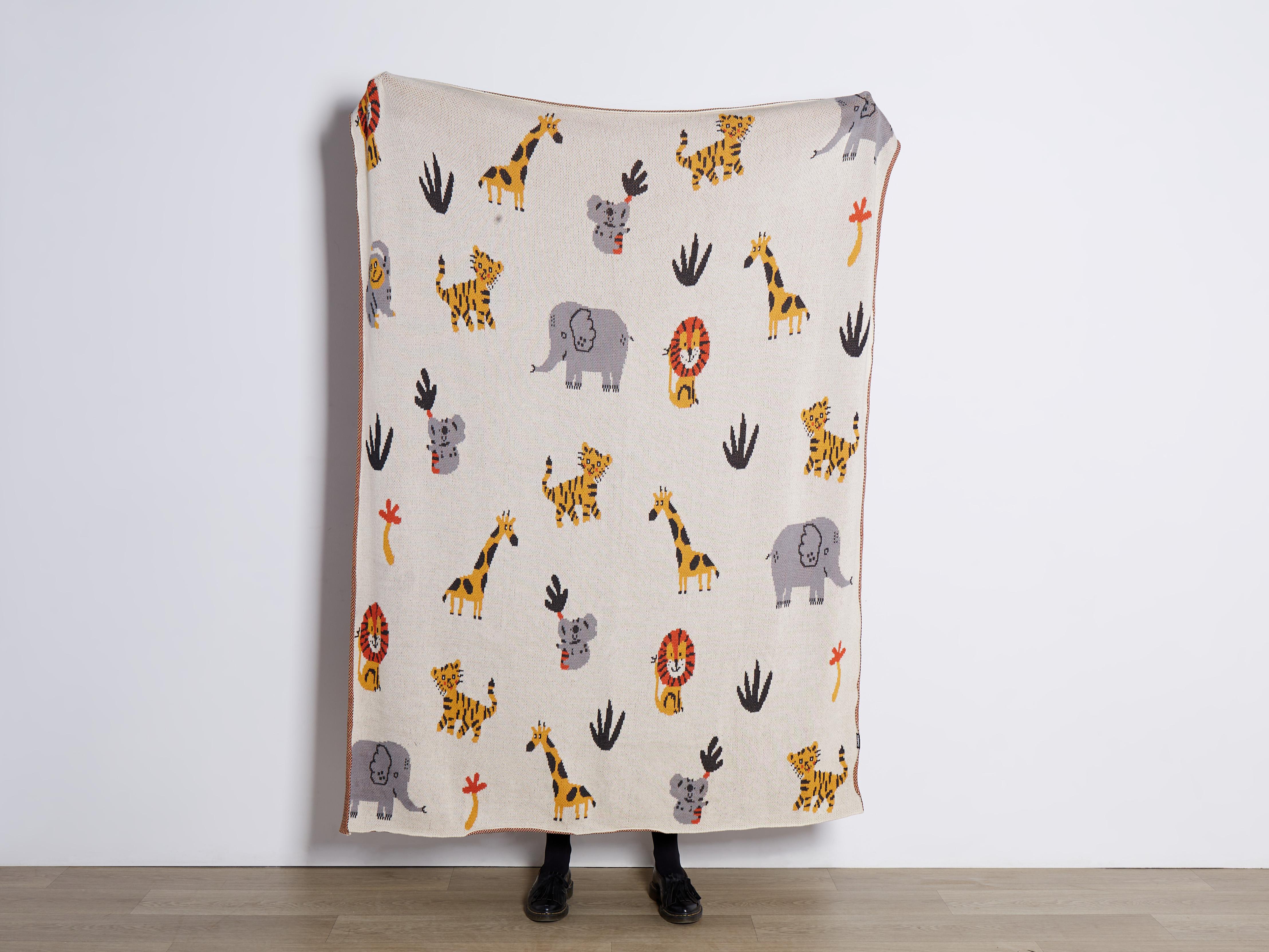 Plaid SAMEO Katoen 130 x 170 cm Meerkleurig