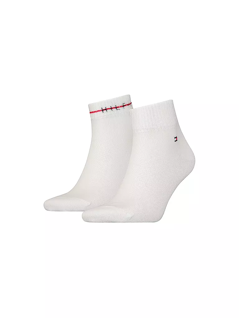 TOMMY HILFIGER Herren Socken 2er Pkg white  weiss