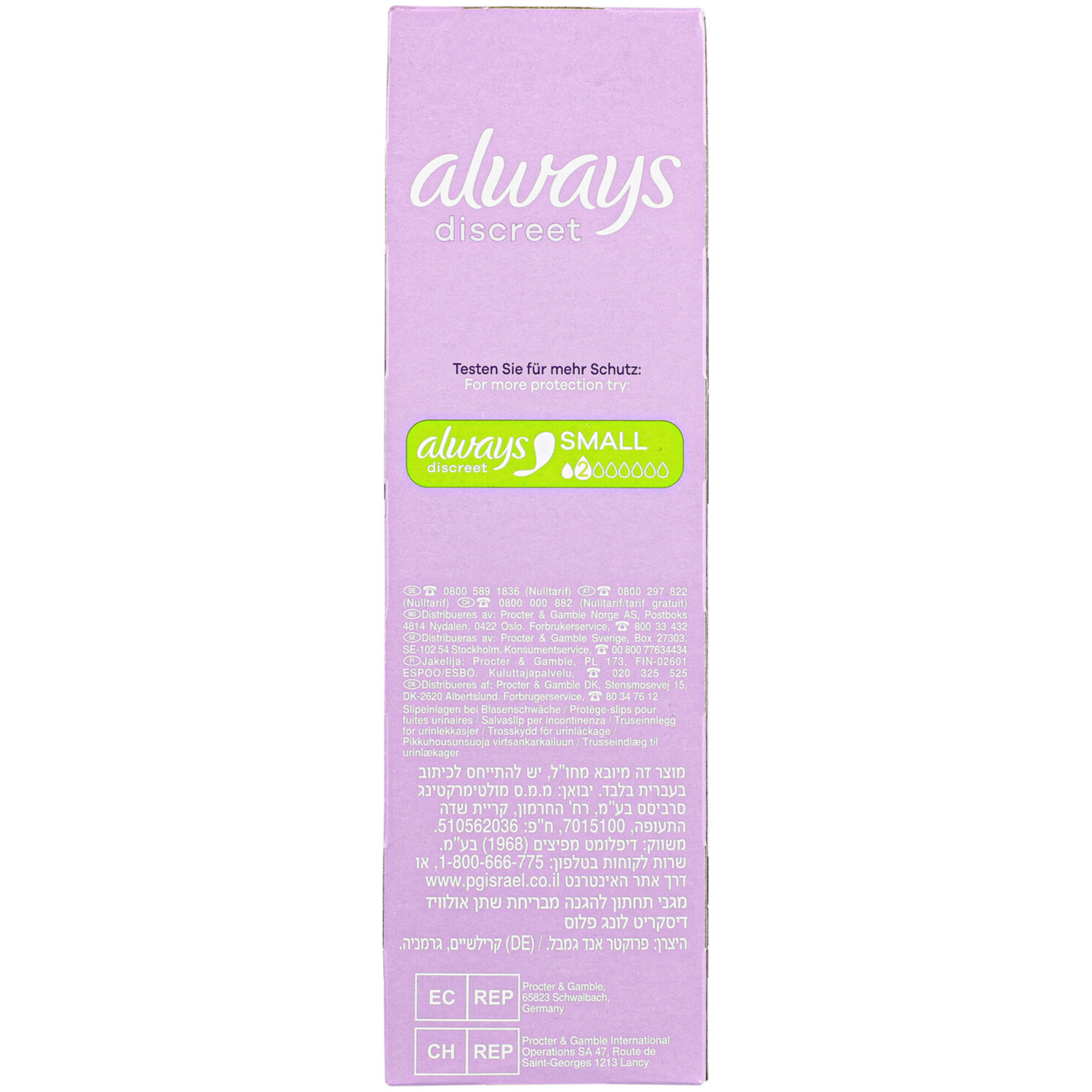 Always Discreet Slipeinlagen Long Plus 24 Stück
