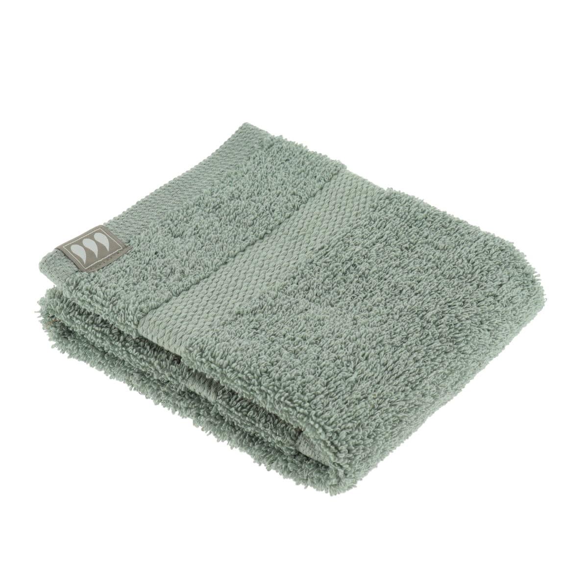 SERVIETTE INVITE 30X50CM COTON VERT EUCALYPTUS