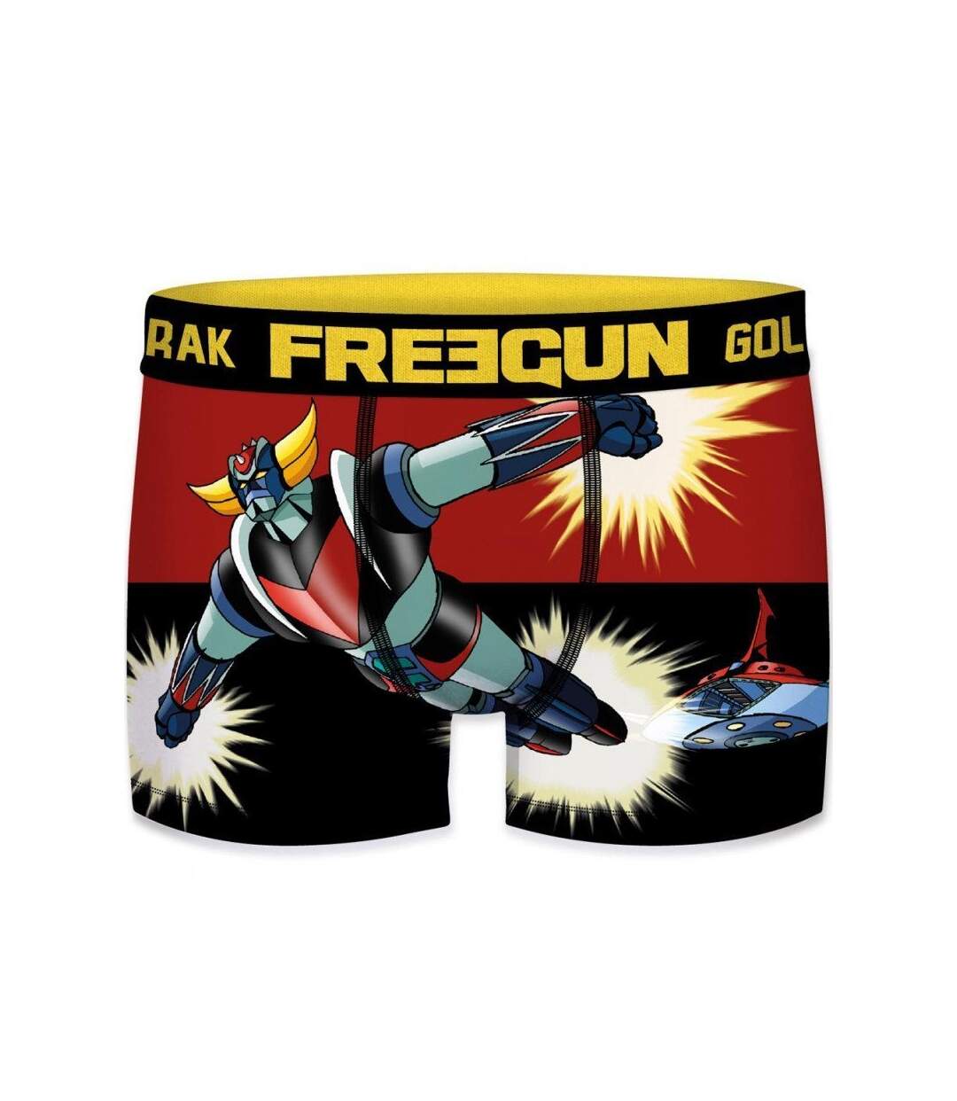 FREEGUN Boxer Homme Microfibre GOL5 Multicolore GOLDORAK