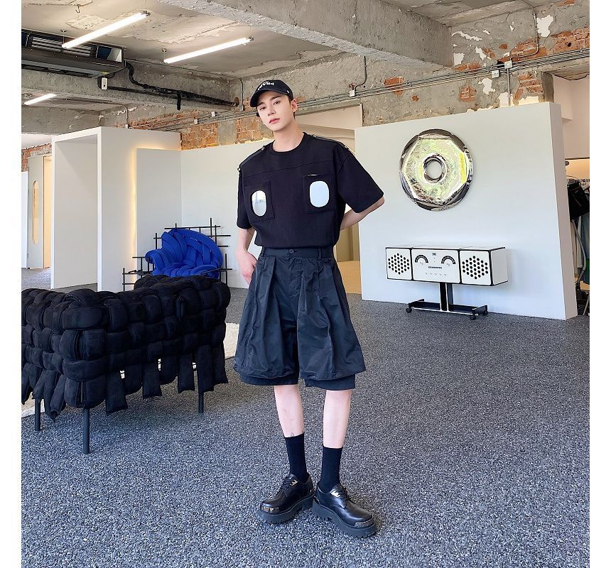 Omozando - Mid Rise Plain Shorts