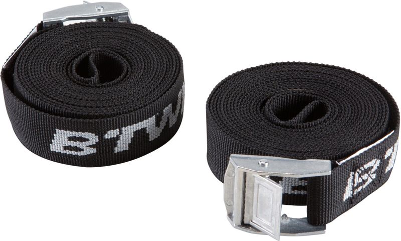 Set van 2 Spanriemen - Zwart - Fietsendrager - 3 Meter
