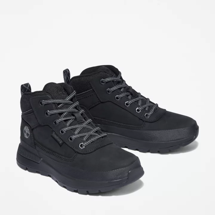 Chukka Field Trekker para Júnior na cor Preta