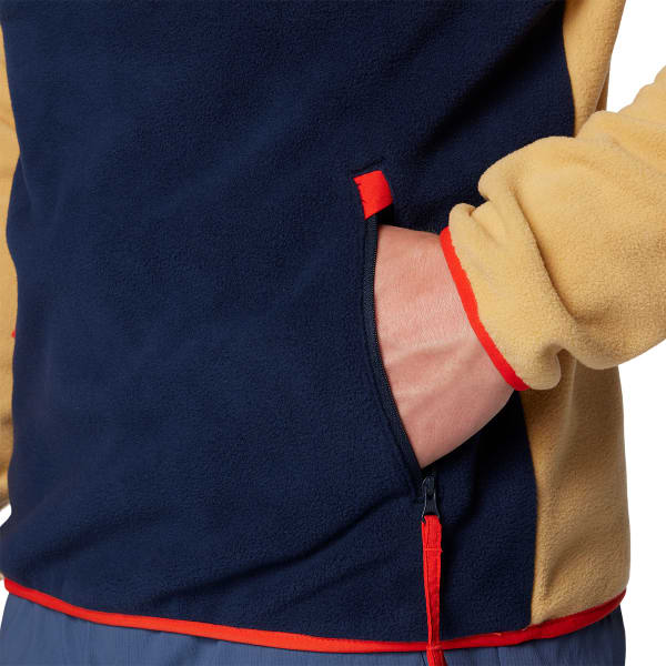 Sweat polaire COLUMBIA SEQUOIA GROVE HALF ZIP FLEECE LIGHT CAMEL/DARK MOUNTAIN/COLLEGIATE NAVY/SPICY
