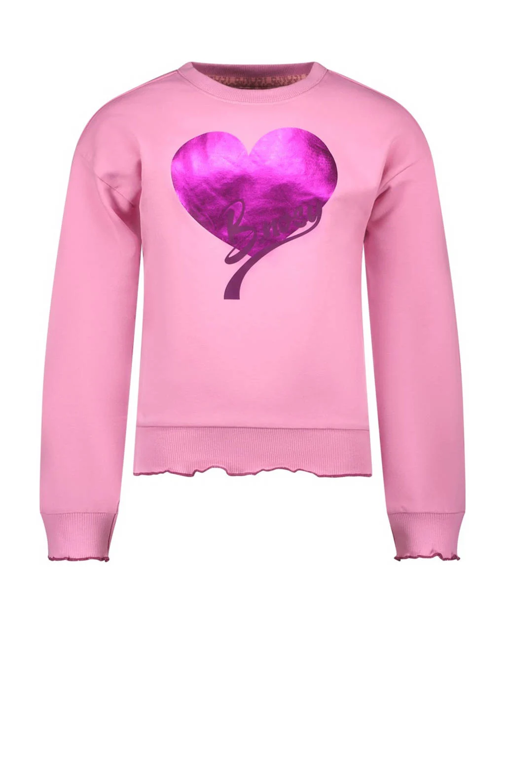 B.Nosy sweater met printopdruk zoetroze
