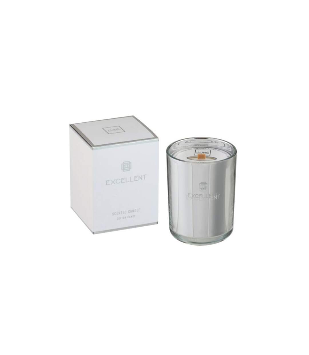 Paris Prix - Bougie Parfumée En Verre excellent 12cm Cotton Candy
