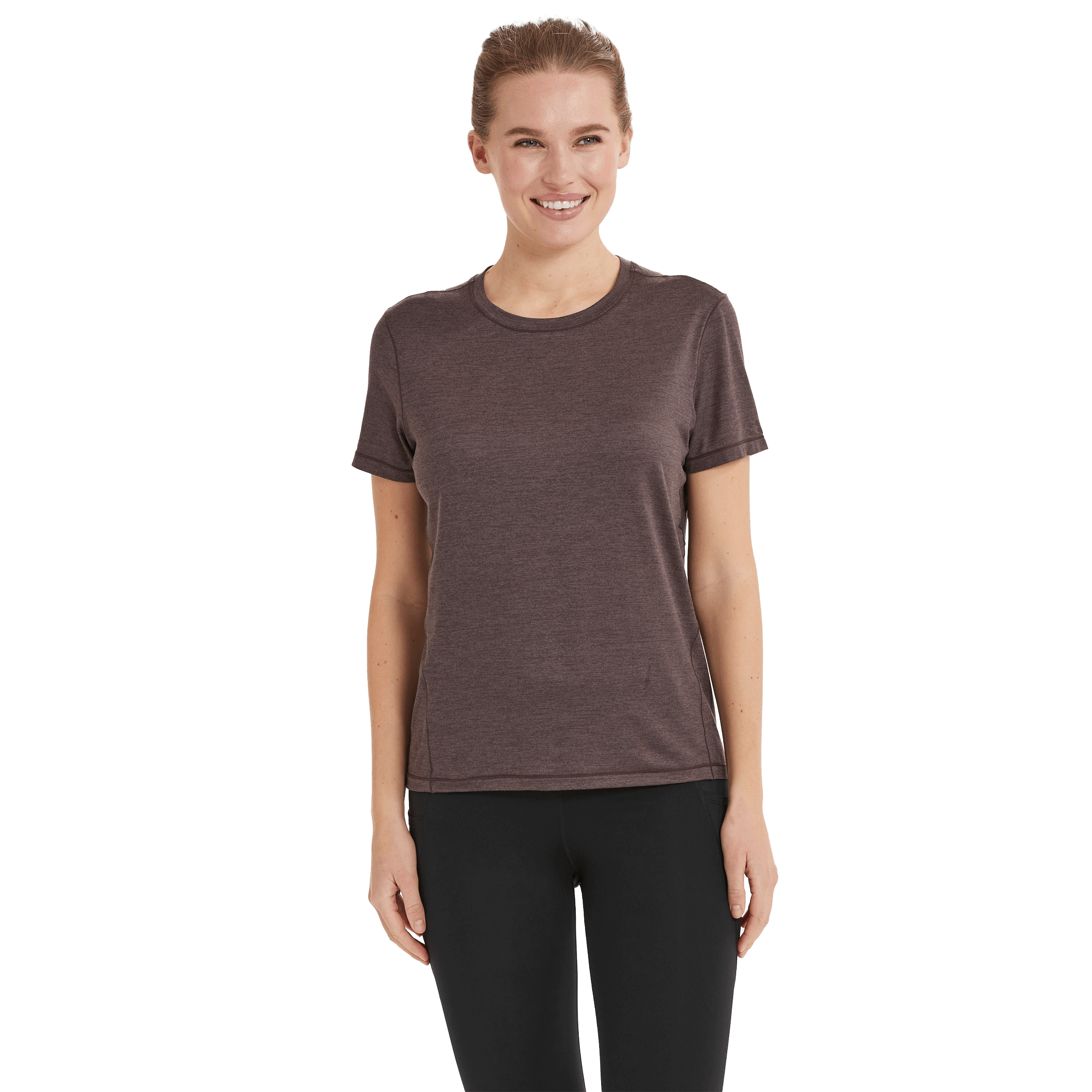 Endurance Korrlu W Melange S-S Tee - Treningstøy