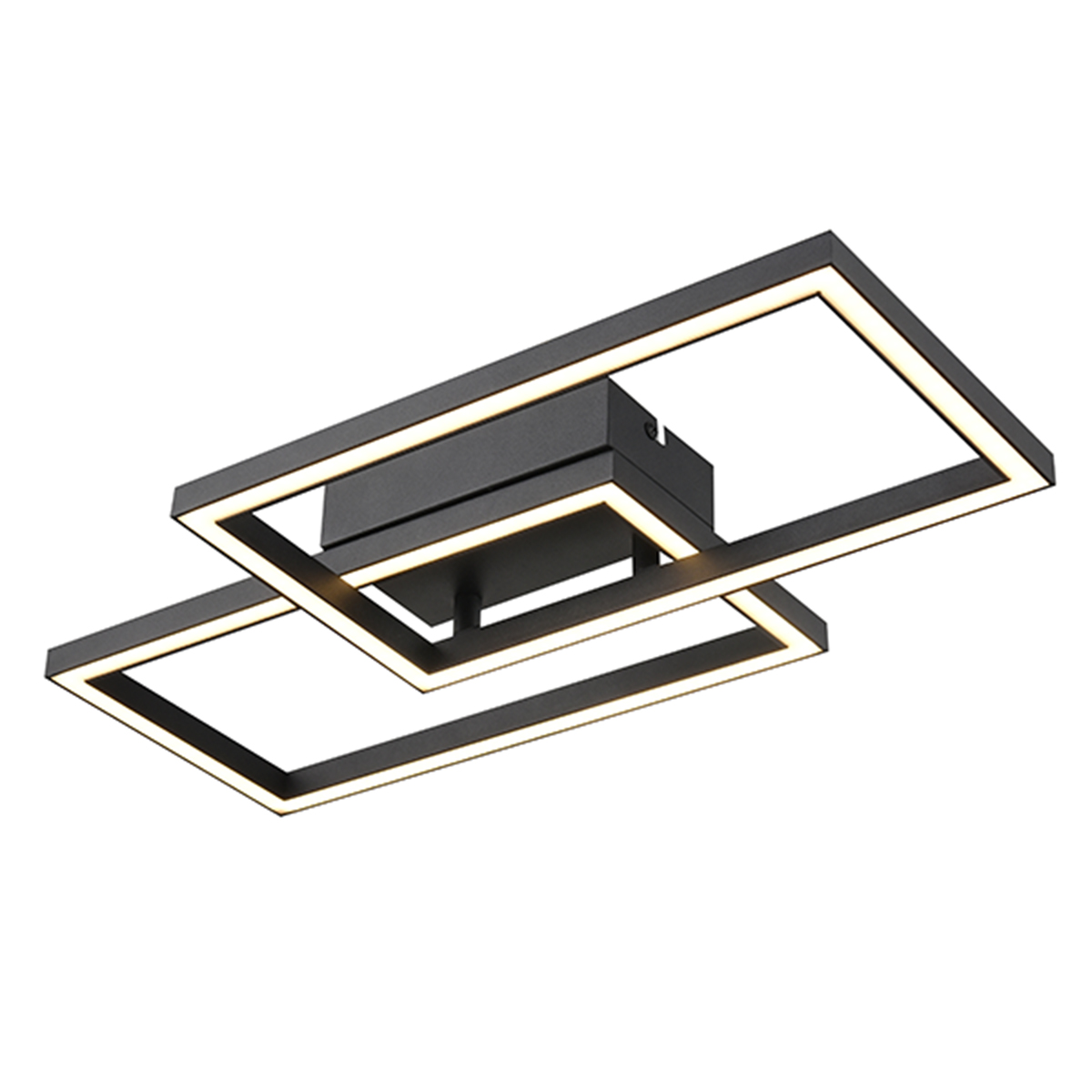 LUCA BESSONI LED-Deckenleuchte - schwarz - 50 cm