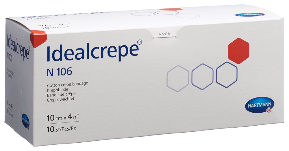 IVF Idealcrepe Binde<br>10 Stück, 4mx10cm