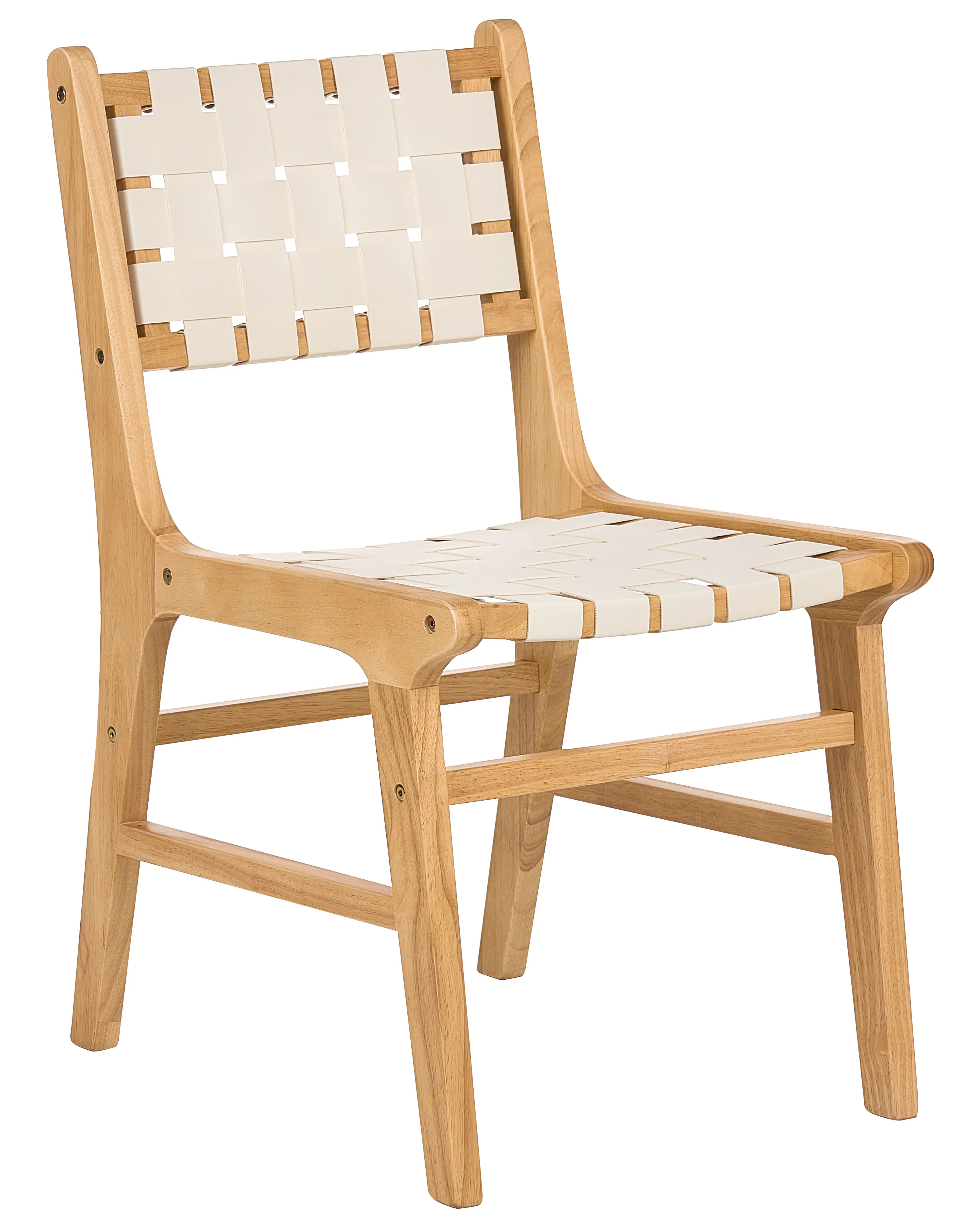 Set van 2 eetkamerstoelen HUMBLE Hout Lichtbruin