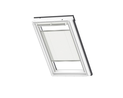 VELUX plisségordijn, wit, handmatig FHL C02 1016S