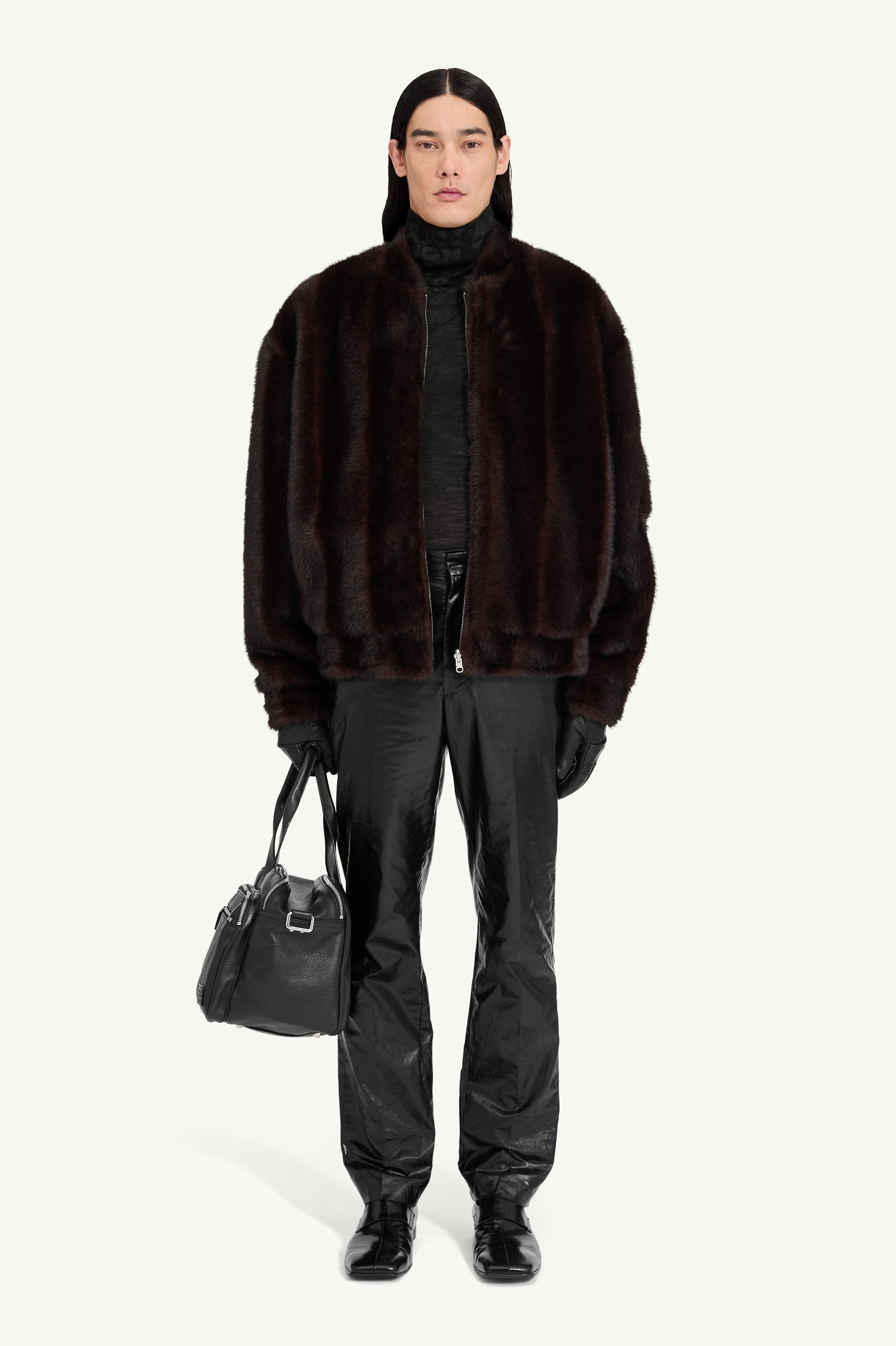 Veste bomber décontractée pour homme | MM6 Brun