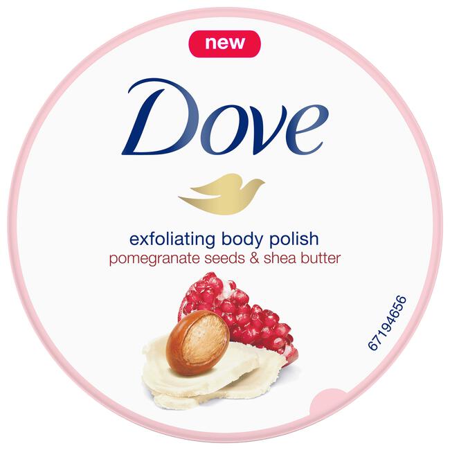 Dove Pomegranate & Shea Butter Exfoliating Body Scrub 225 ml