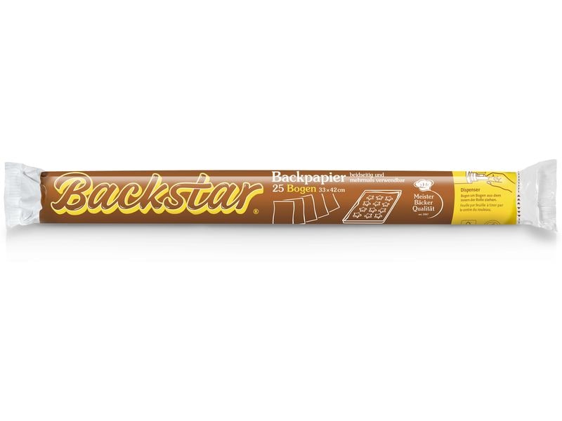 Backstar Backpapier 25 Stück Backpapier Bögen