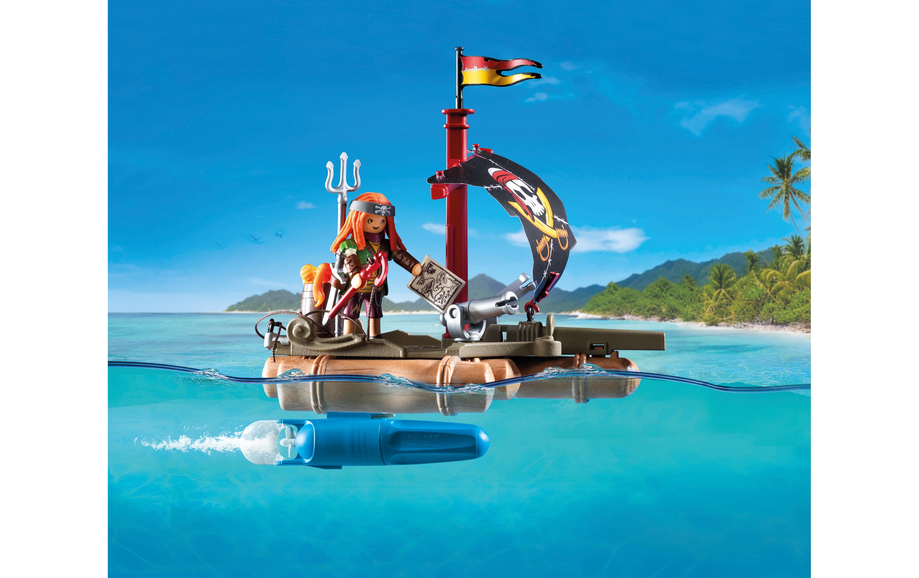 Pirates Schatzbergung auf Piratenfloss 71794Spielfiguren-Set