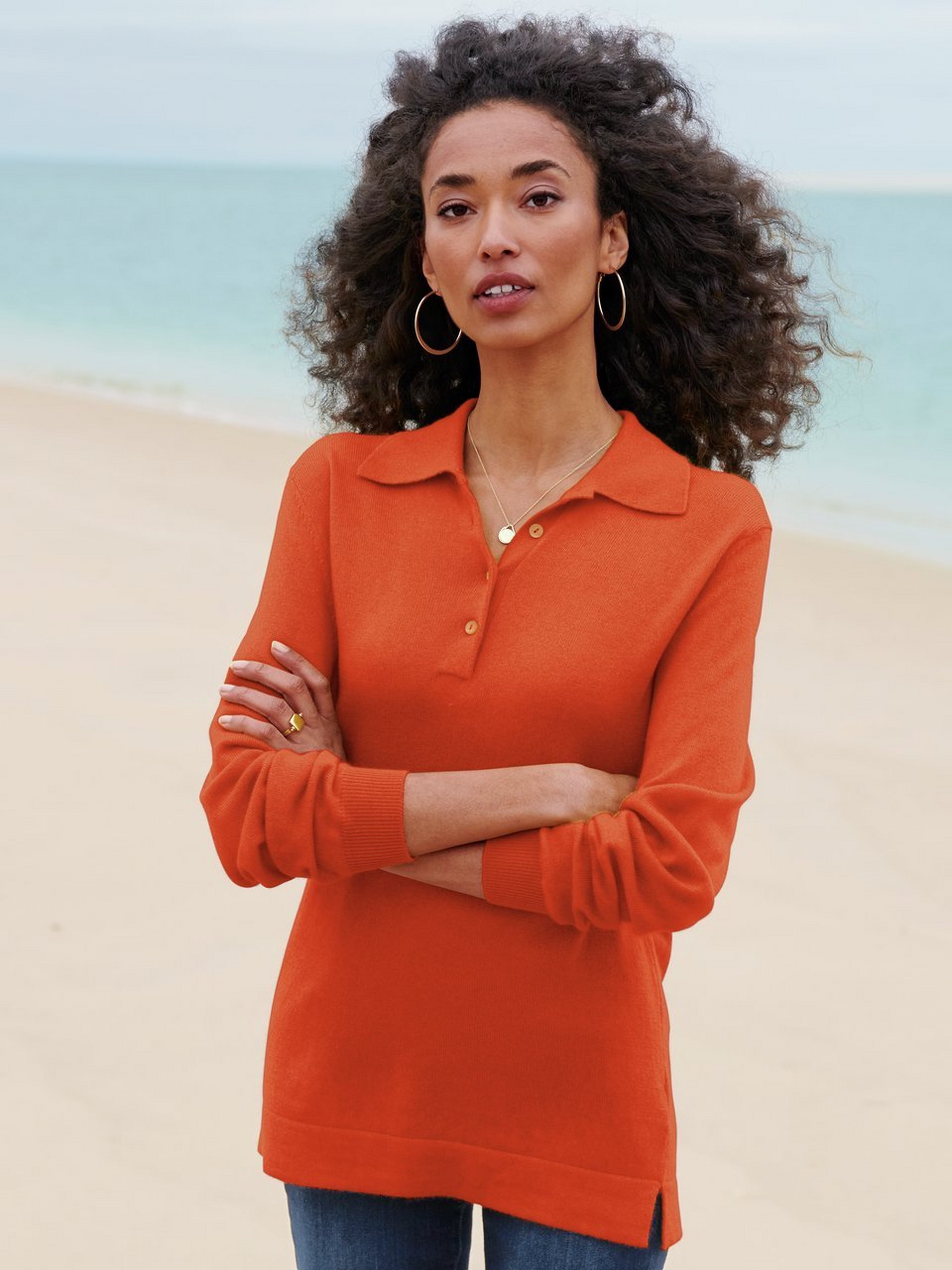 Polo-Pullover Modell Pia