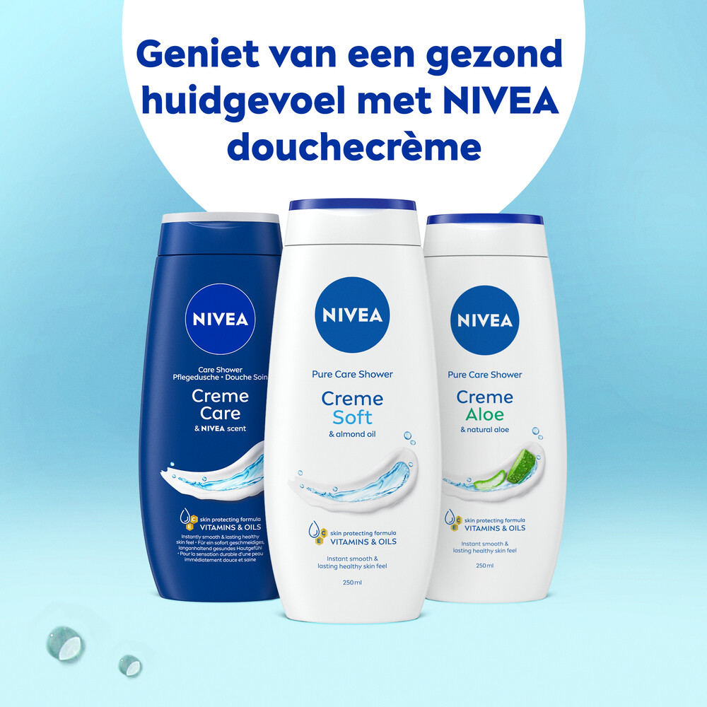 6x Nivea Douchecrème Soft250 ml