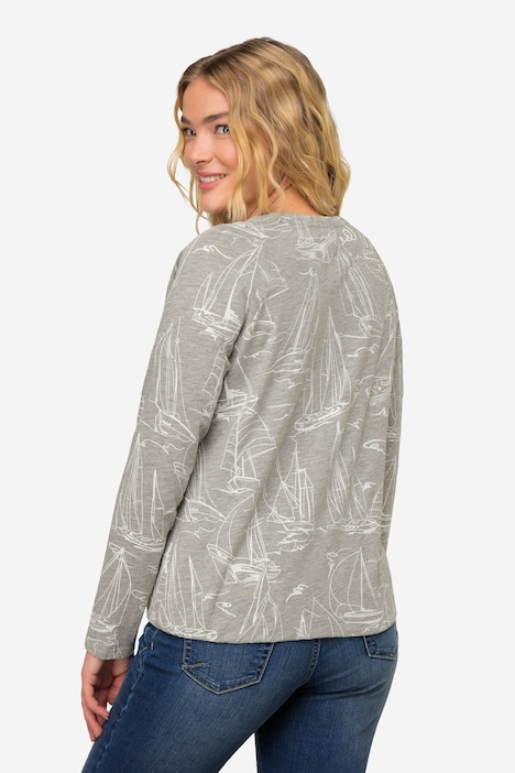 T-Shirt, Boote Print, OEKO-TEX