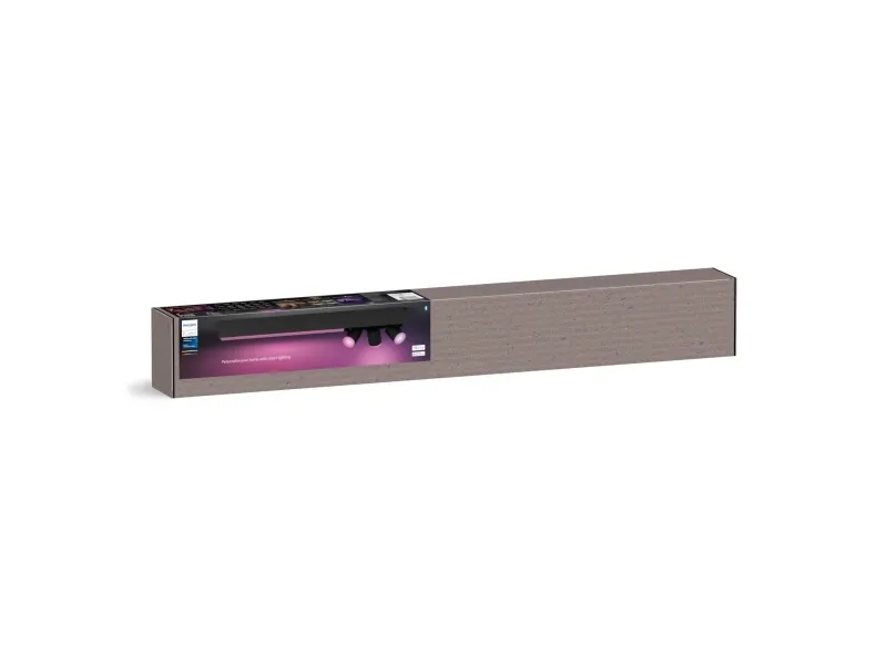 Philips Hue White and Color Ambiance Centris - Loftsspotlys - LED-lyspære/LED - total: 48.6 W - 16 millioner farver - 2000-6500 K - sort