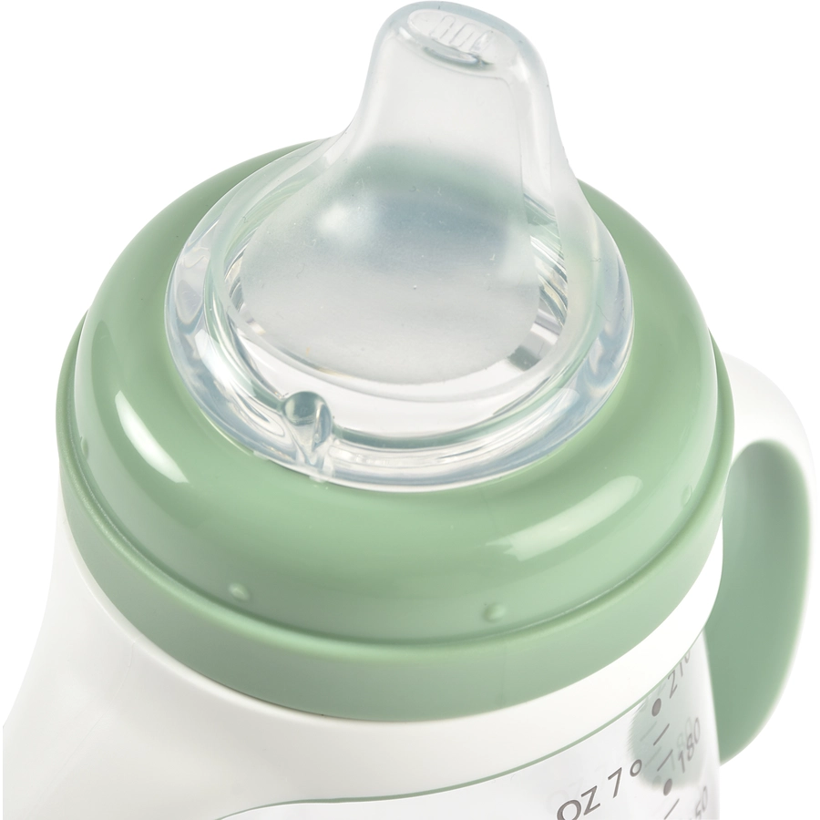 BEABA® Trinklernflasche 2 in 1, 210 ml - salbeigrün