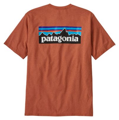 T-Shirt Patagonia P-6 Logo Responsibili-Tee Orange