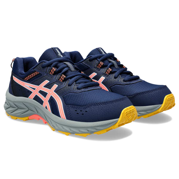 Chaussure running ASICS PRE VENTURE 9 GS JR BLUE EXPANSE/SUN CORAL
