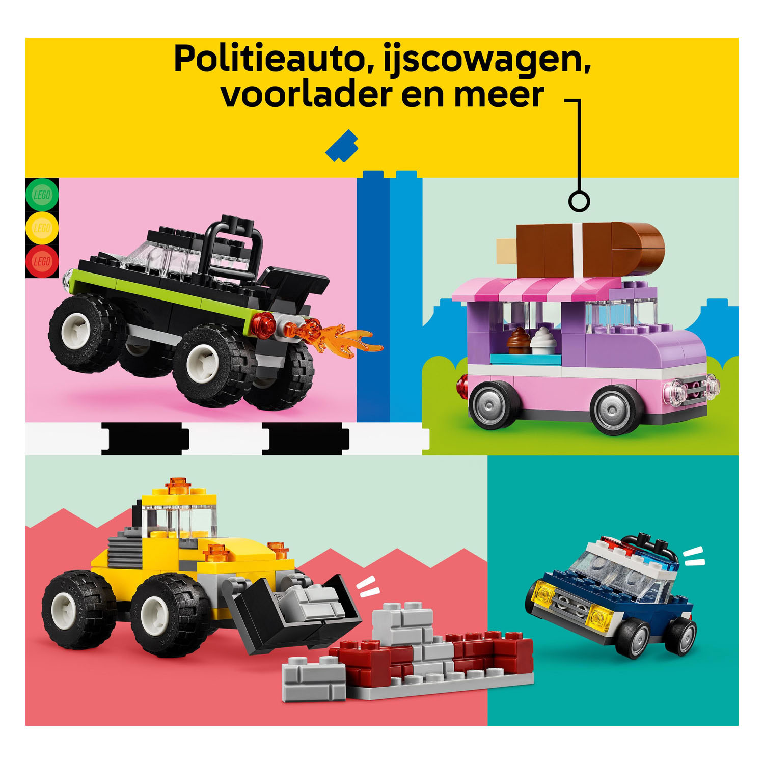LEGO Classic 11036 Creatieve Voertuigen