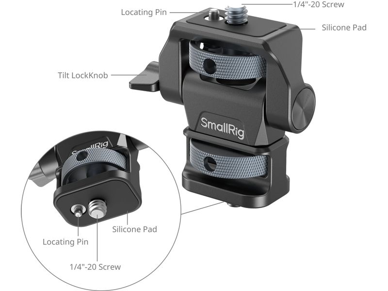 Smallrig Schwenk- und neigbare Monitorhalterung mit 1/4