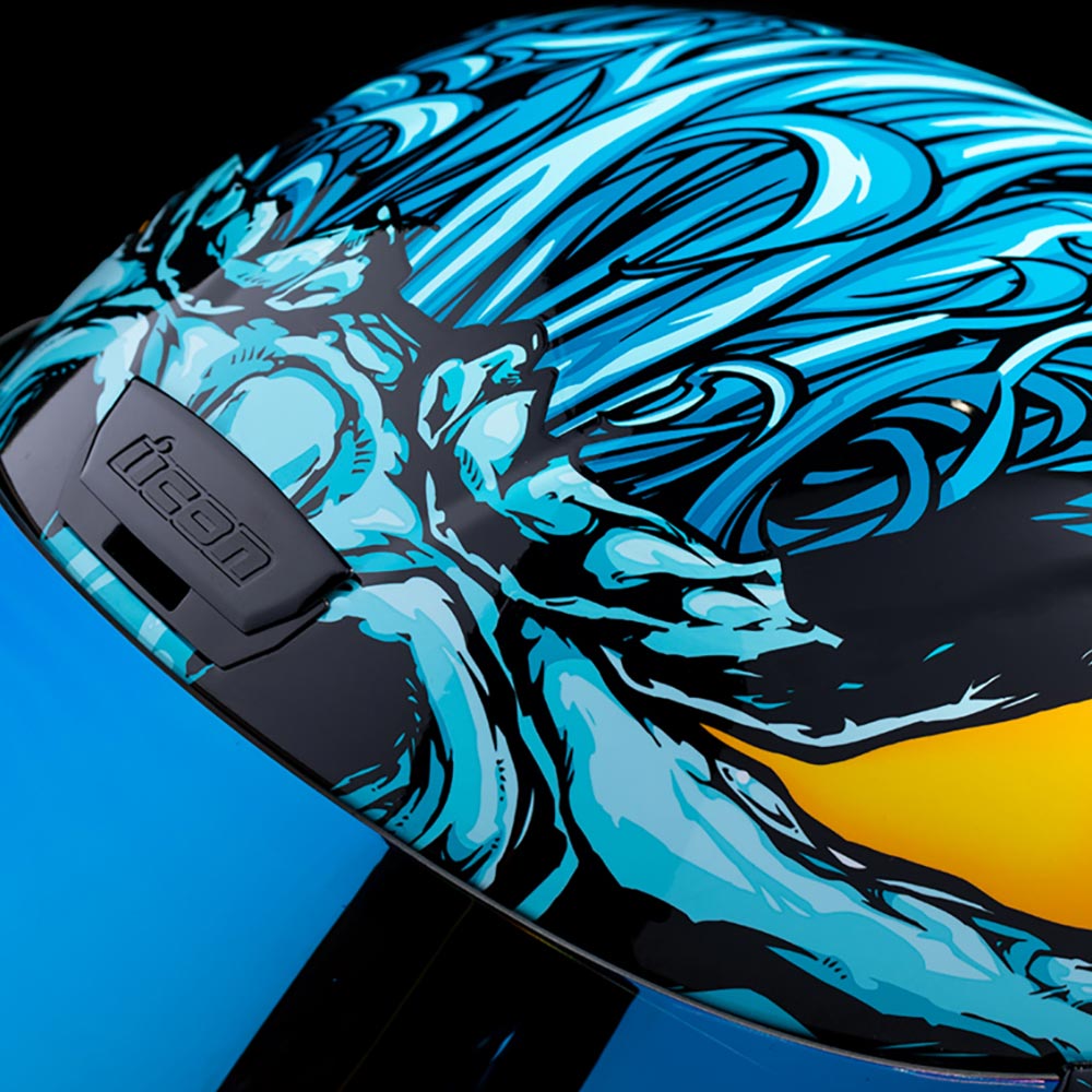 Icon - Casque Airform MIPS® Manik'RR™ Turquoise / Jaune