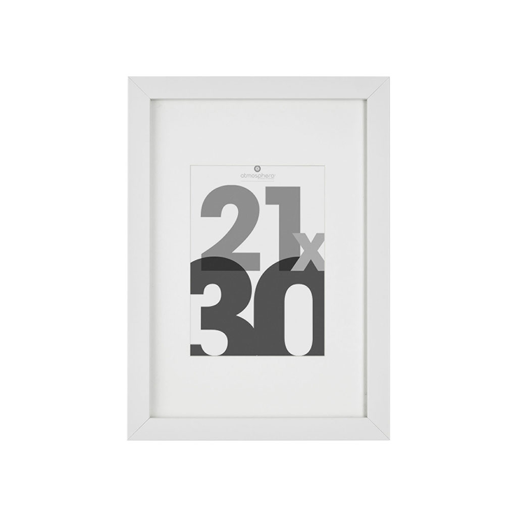 Cadre photo blanc 21x30cm