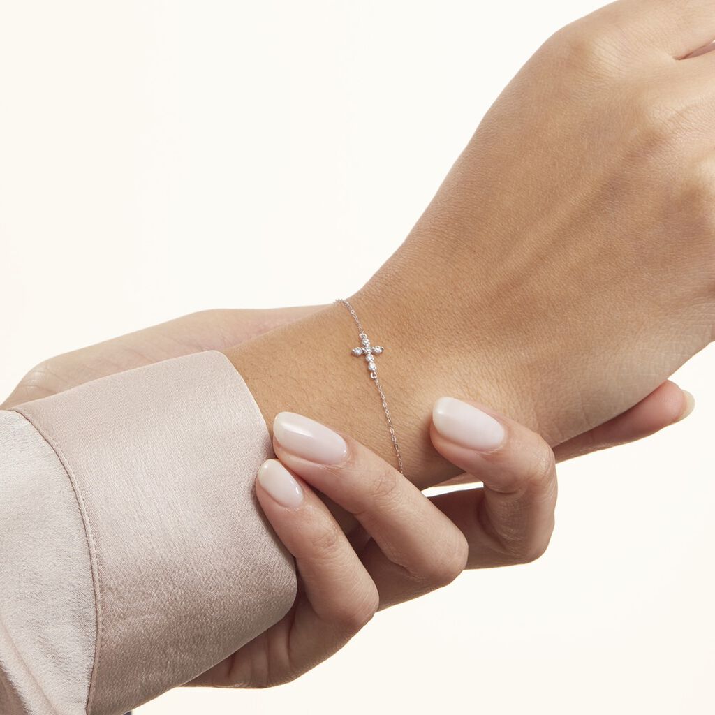 Bracelet Or Blanc Kerem Oxyde