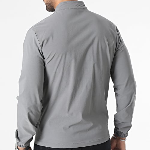 Veste Zippée Gris Anthracite